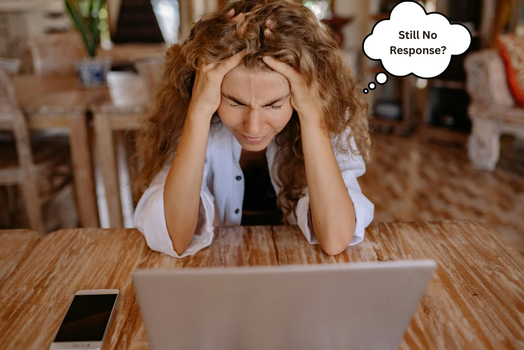 Frustrated job seeker